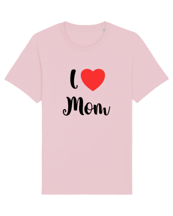 I love mom Cotton Pink