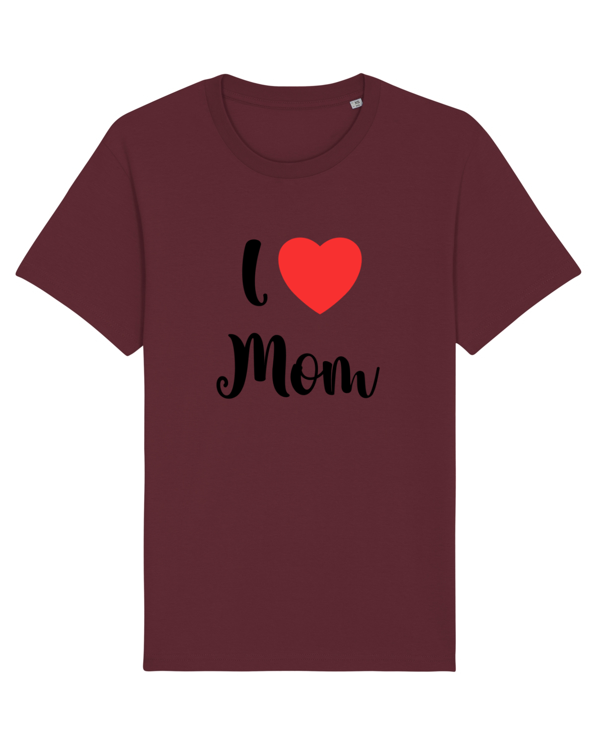 Tricou mânecă scurtă Unisex Rocker Burgundy