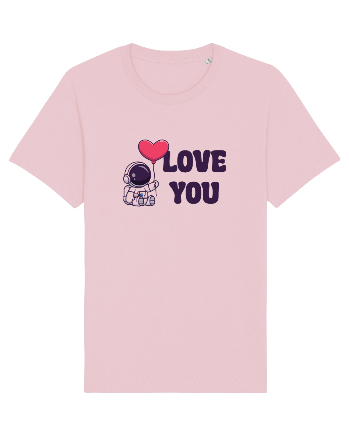 Tricou mânecă scurtă Unisex Rocker Cotton Pink