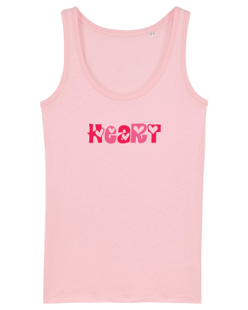 Heart  Cotton Pink