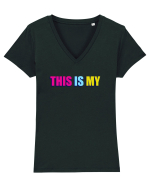 This is my Tricou mânecă scurtă guler V Damă Evoker