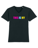 This is my Tricou mânecă scurtă guler V Bărbat Presenter