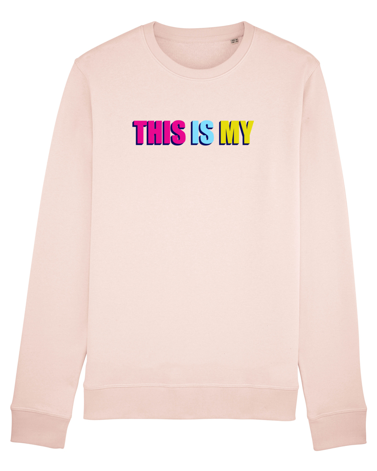 Bluză mânecă lungă Unisex Rise Candy Pink