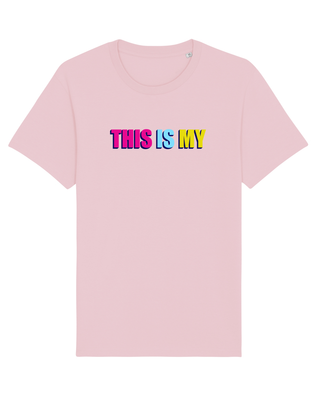 Tricou mânecă scurtă Unisex Rocker Cotton Pink