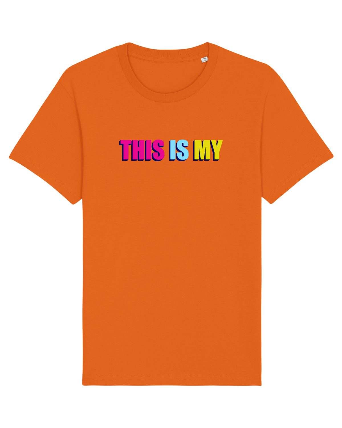 Tricou mânecă scurtă Unisex Rocker Bright Orange