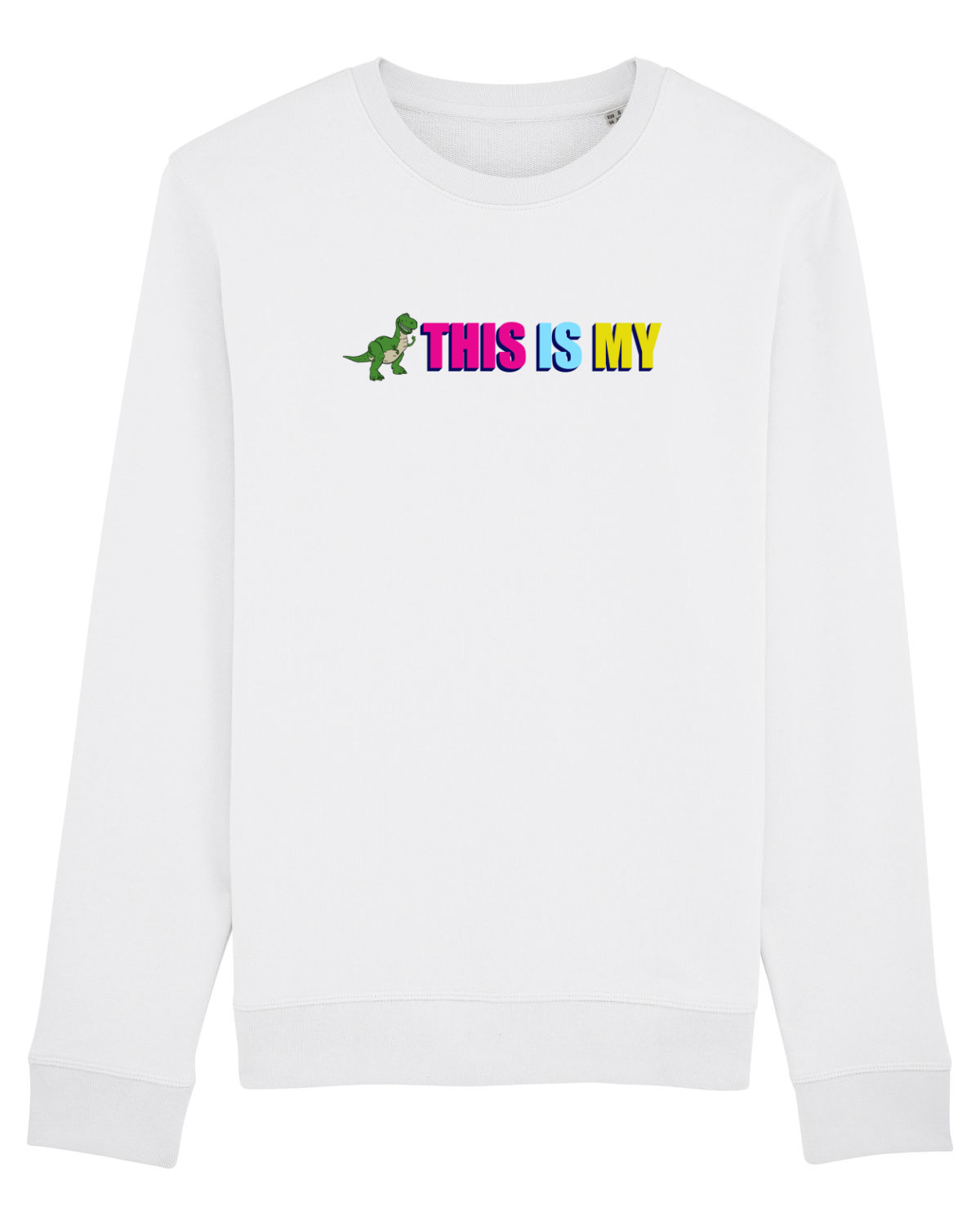 Bluză mânecă lungă Unisex Rise White