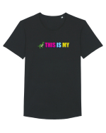 This is my Tricou mânecă scurtă guler larg Bărbat Skater