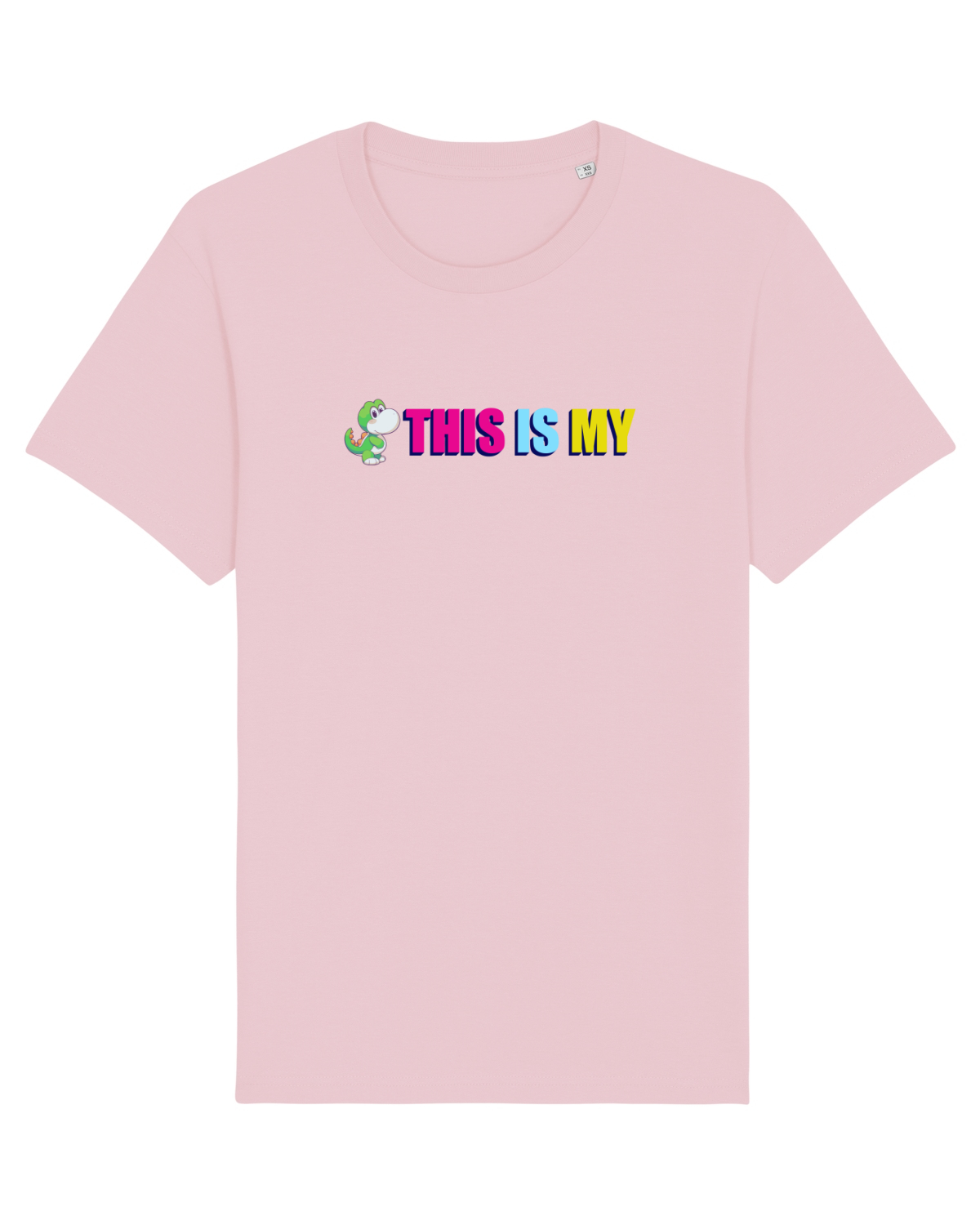 Tricou mânecă scurtă Unisex Rocker Cotton Pink
