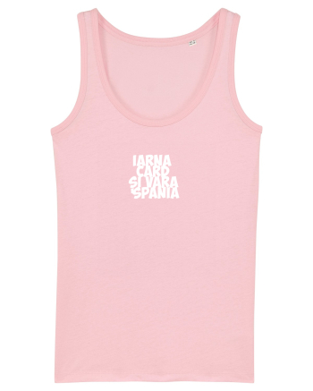 Iarna card si vara Spania (alb) Cotton Pink
