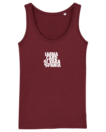 Iarna card si vara Spania (alb) Burgundy