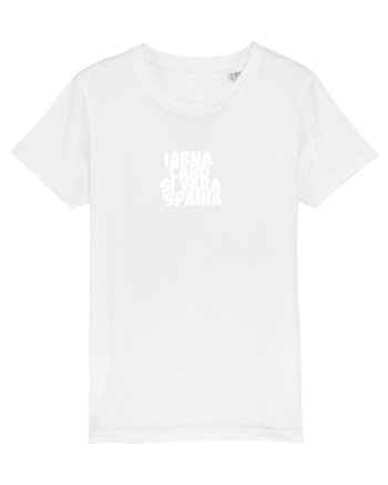 Iarna card si vara Spania (alb) White