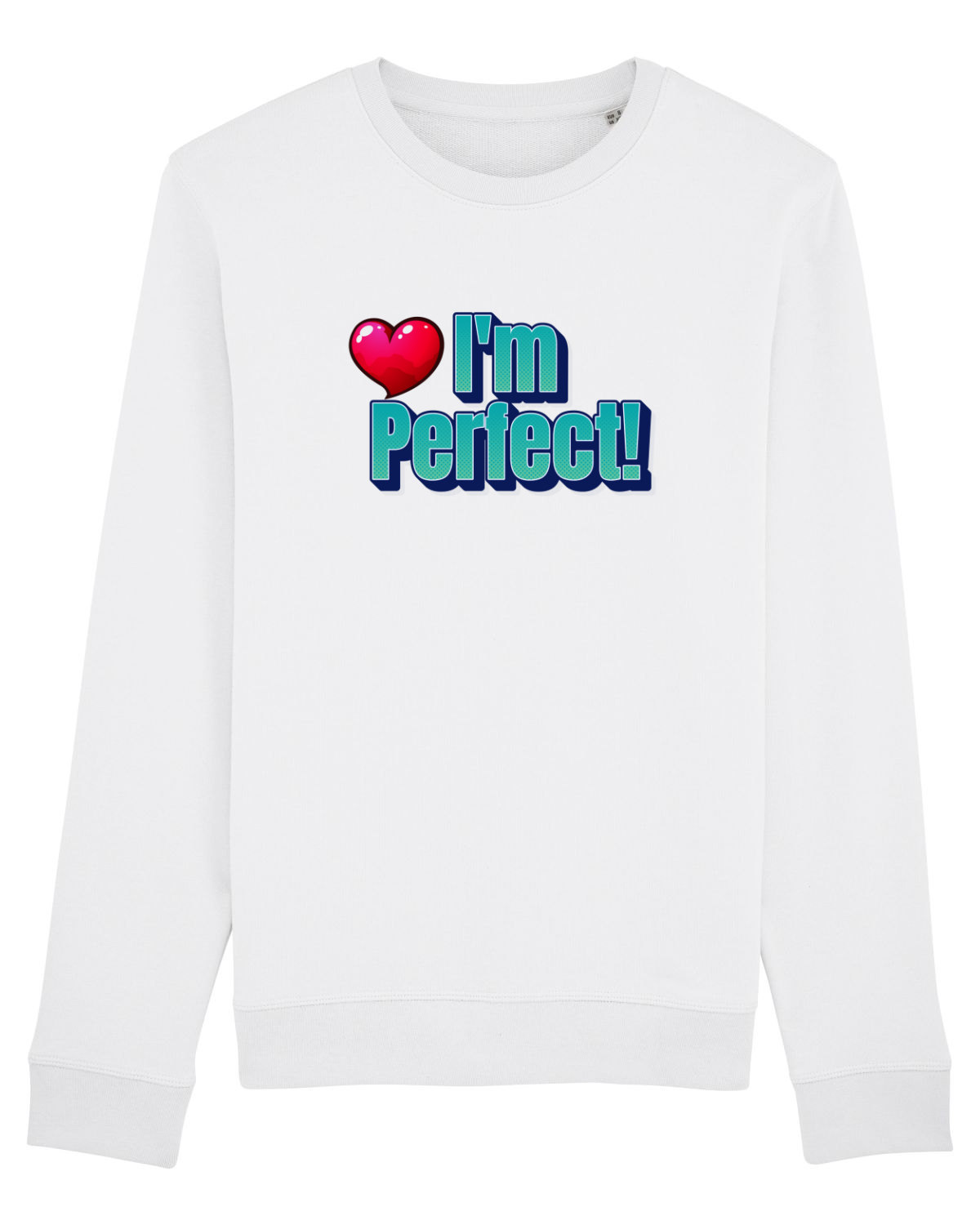 Bluză mânecă lungă Unisex Rise White