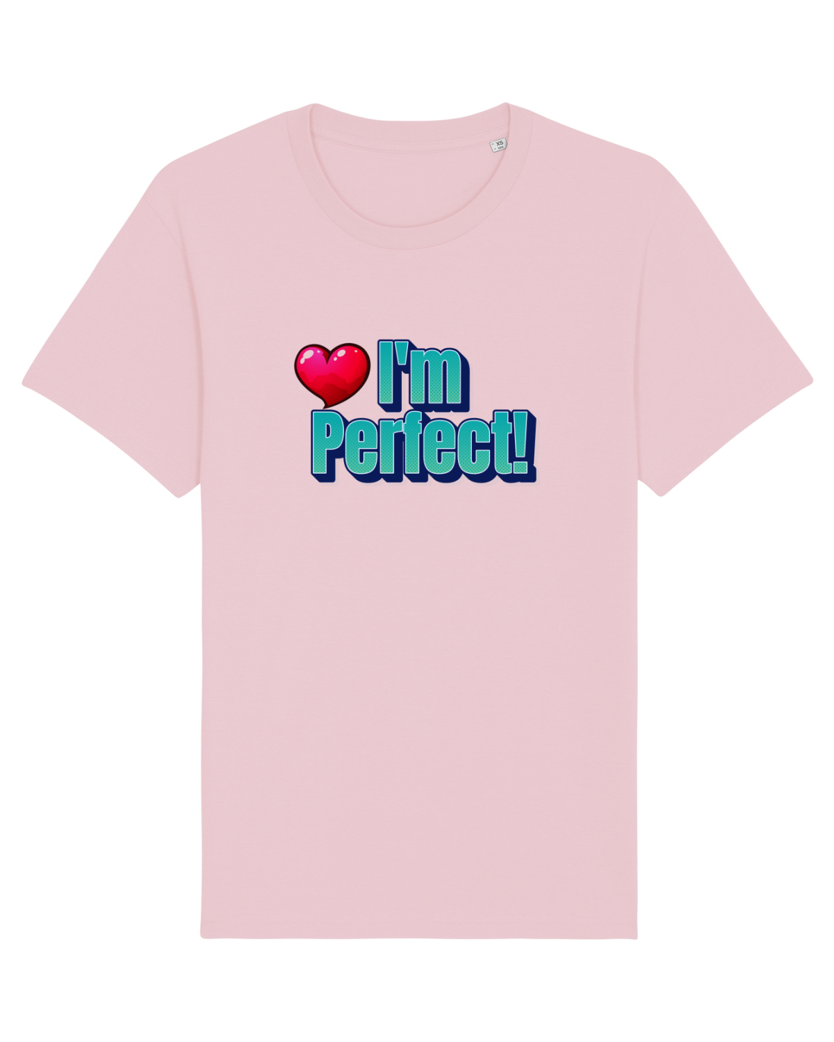 Tricou mânecă scurtă Unisex Rocker Cotton Pink