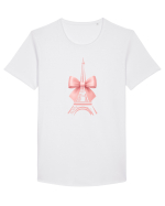 Paris  Tricou mânecă scurtă guler larg Bărbat Skater