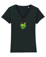 STILL UNBOTHERED - CACTUS DRAGALAS - INIMA NECUCERITA INCA Tricou mânecă scurtă guler V Damă Evoker