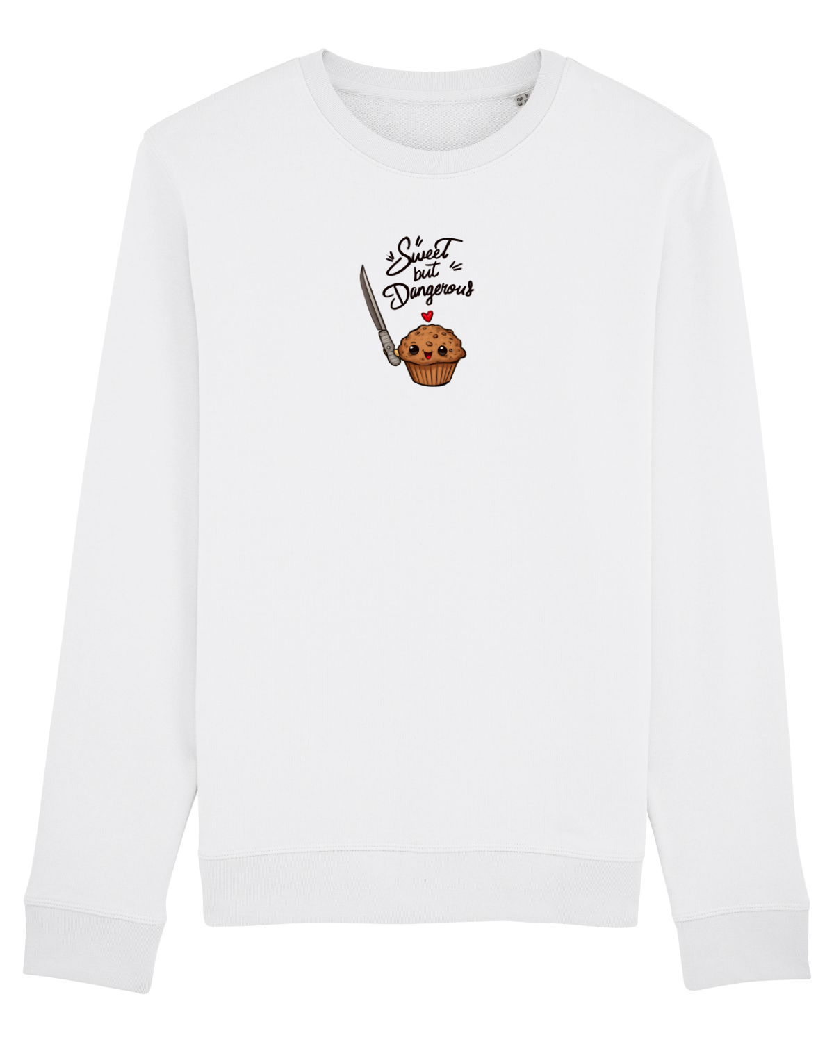 Bluză mânecă lungă Unisex Rise White
