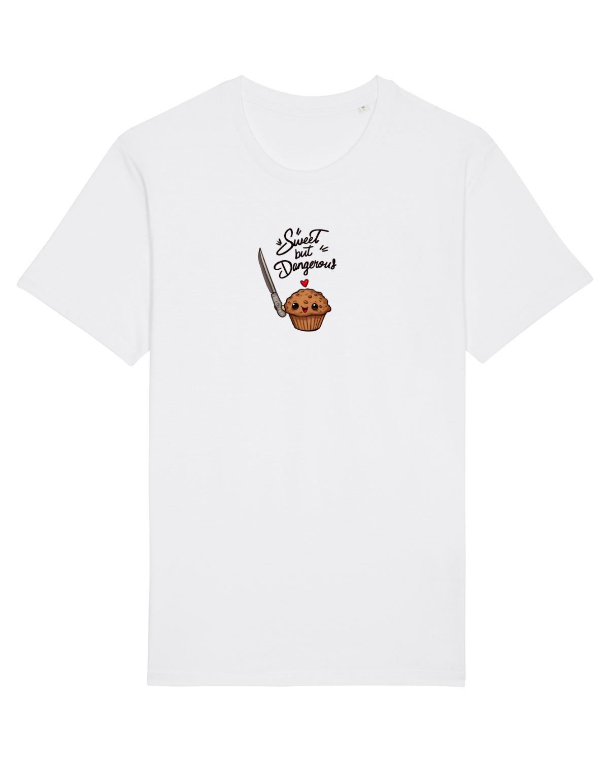 Tricou mânecă scurtă Unisex Rocker White