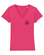 SWEET BUT DANGEROUS - DULCE DAR PERICULOS / PERICULOASA  Tricou mânecă scurtă guler V Damă Evoker