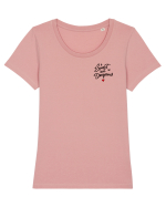 SWEET BUT DANGEROUS - DULCE DAR PERICULOS / PERICULOASA  Tricou mânecă scurtă guler larg fitted Damă Expresser