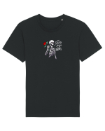 UNTIL DEATH SENDS US MEMES - schelet cu trandafir Tricou mânecă scurtă Unisex Rocker