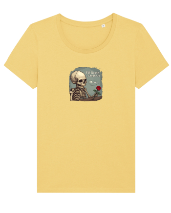 UNTIL DEATH SENDS US MEMES - schelet cu trandafir 2 Jojoba