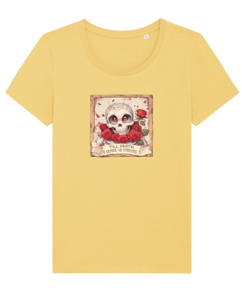 UNTIL DEATH SENDS US MEMES - schelet cu trandafiri 3 Jojoba