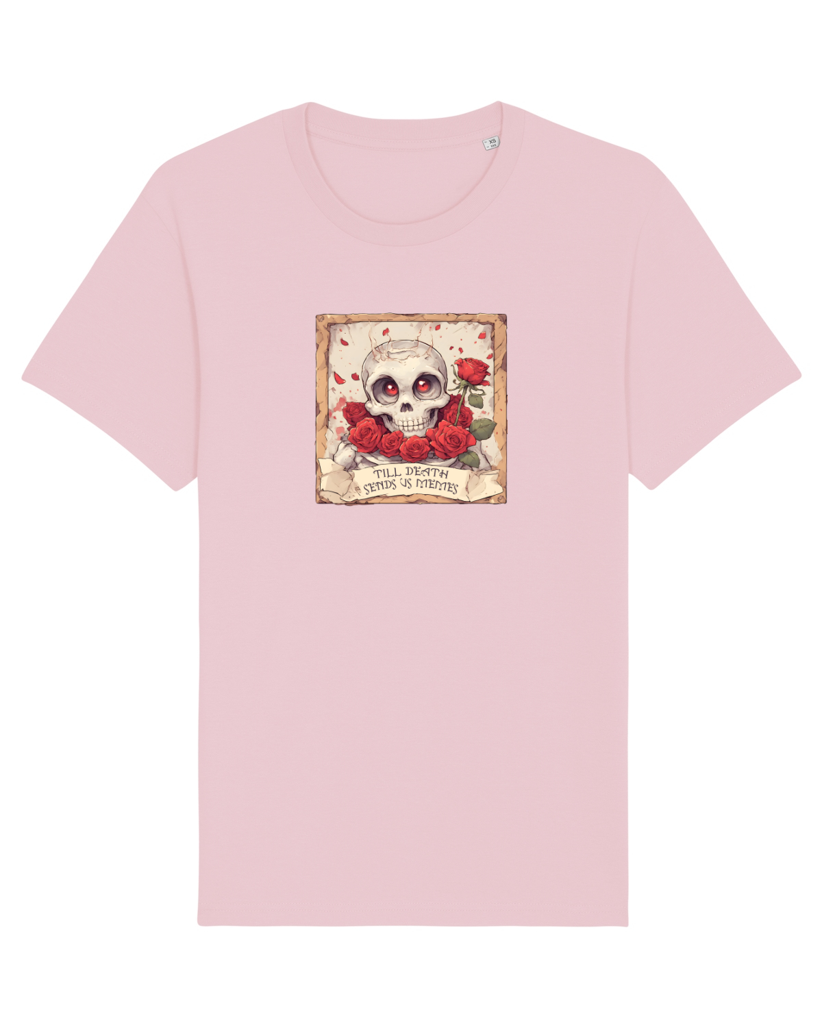 Tricou mânecă scurtă Unisex Rocker Cotton Pink