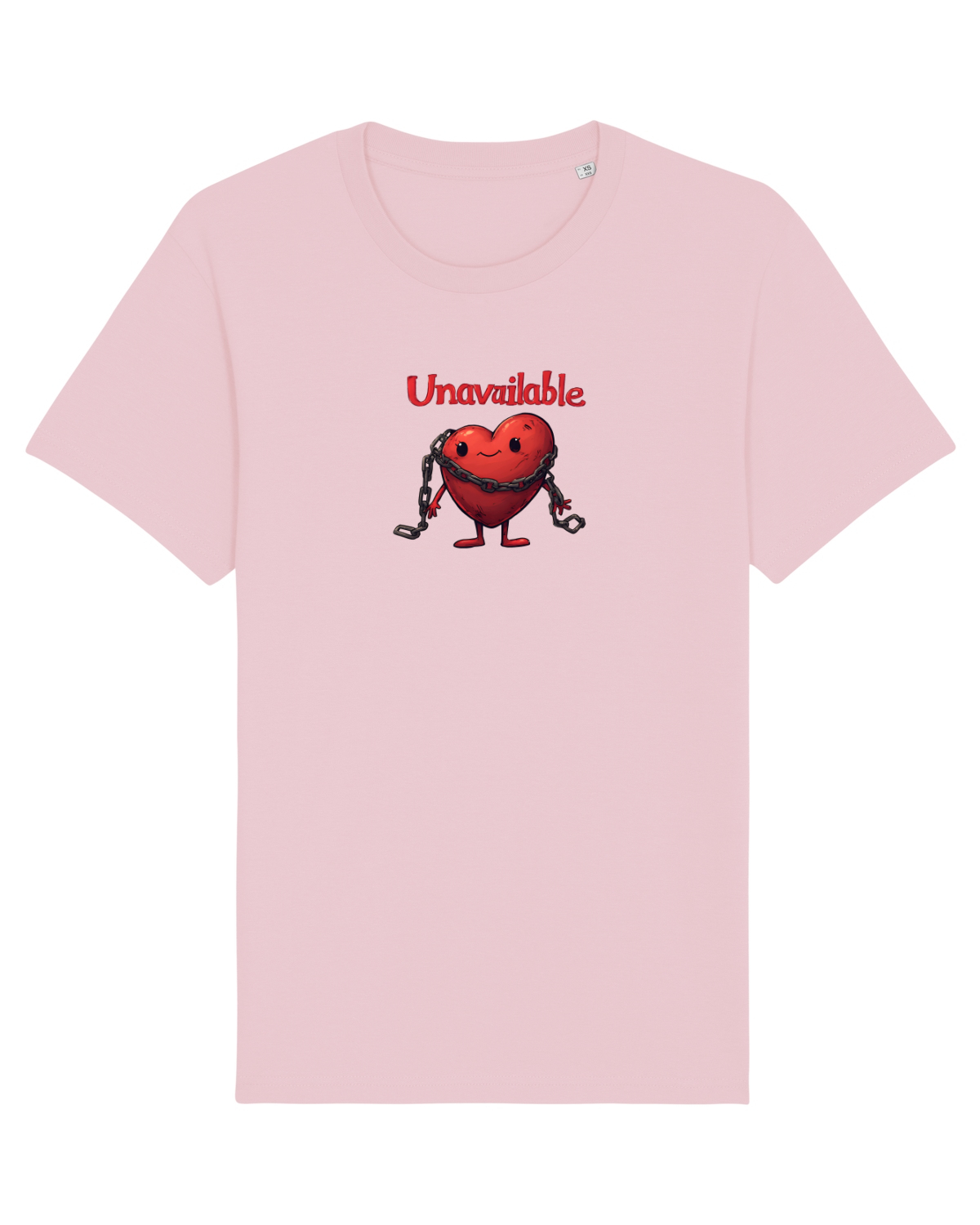 Tricou mânecă scurtă Unisex Rocker Cotton Pink