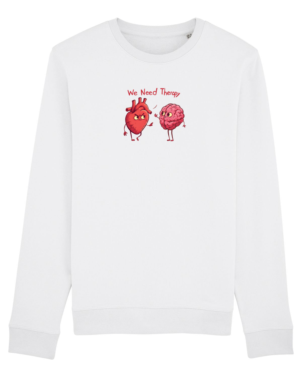Bluză mânecă lungă Unisex Rise White