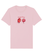 WE NEED THERAPY - AVEM NEVOIE DE TERAPIE - inima certata cu creierul Tricou mânecă scurtă Unisex Rocker