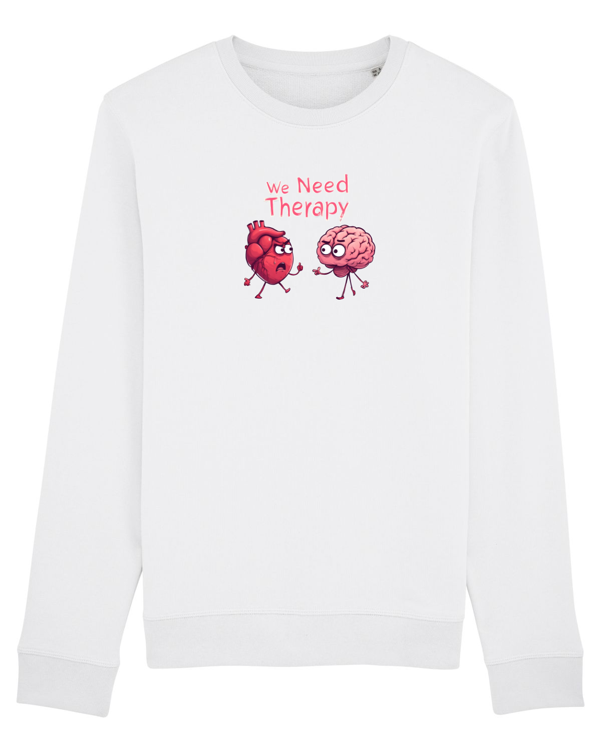 Bluză mânecă lungă Unisex Rise White