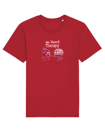 WE NEED THERAPY - AVEM NEVOIE DE TERAPIE - inima certata cu creierul 2 Red
