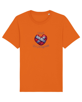 WORK IN PROGRESS - inima ranita / bandajata Bright Orange