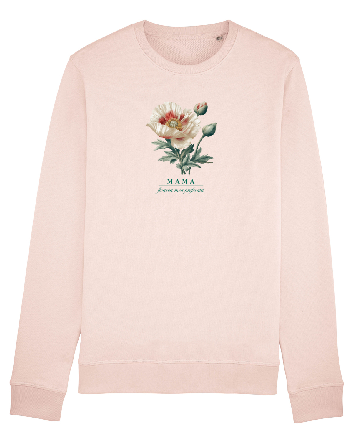 Bluză mânecă lungă Unisex Rise Candy Pink