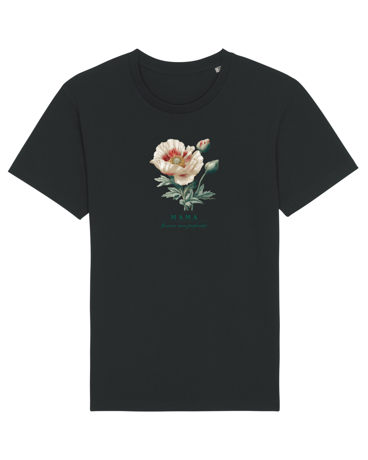 Tricou mânecă scurtă Unisex Rocker Black