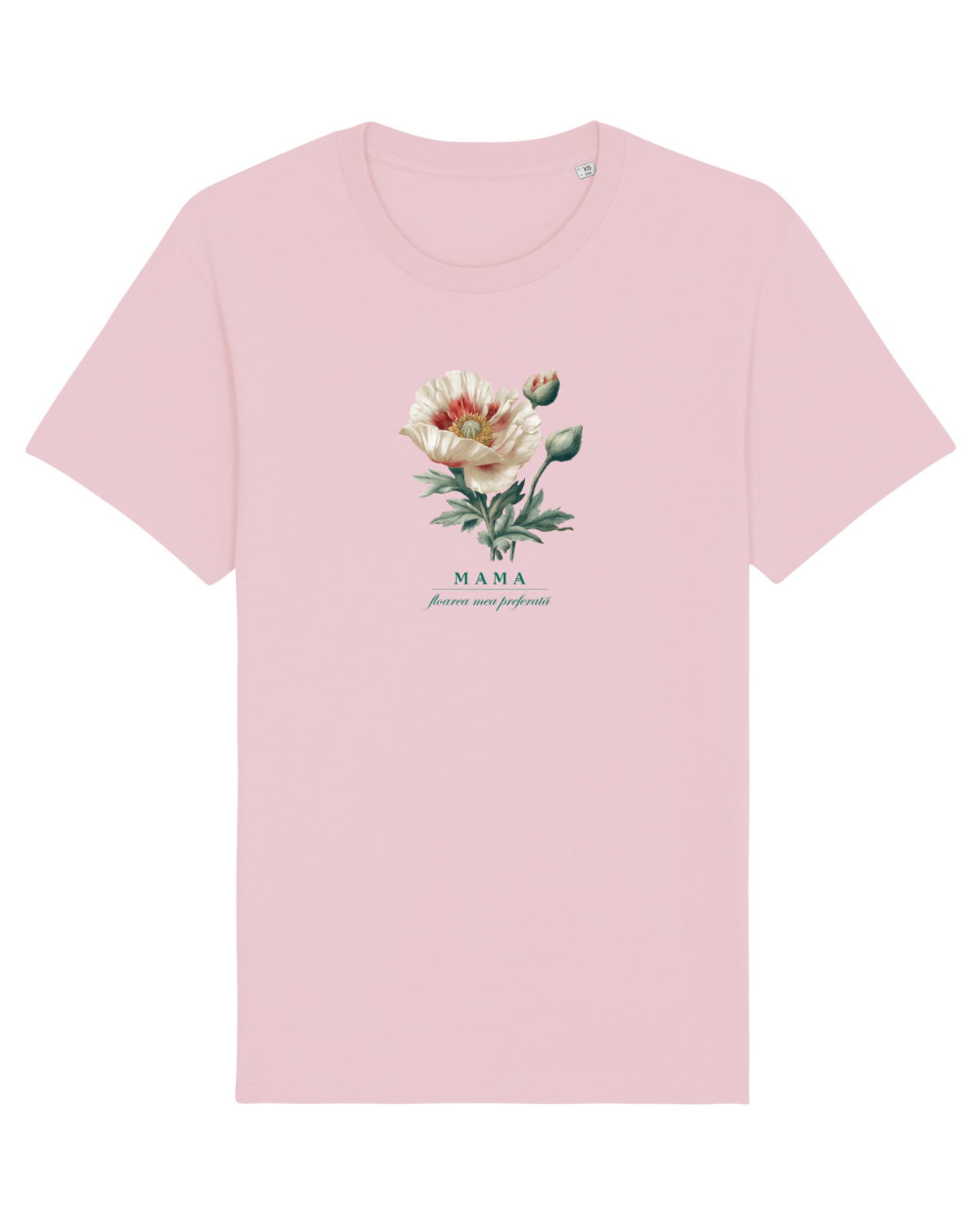 Tricou mânecă scurtă Unisex Rocker Cotton Pink