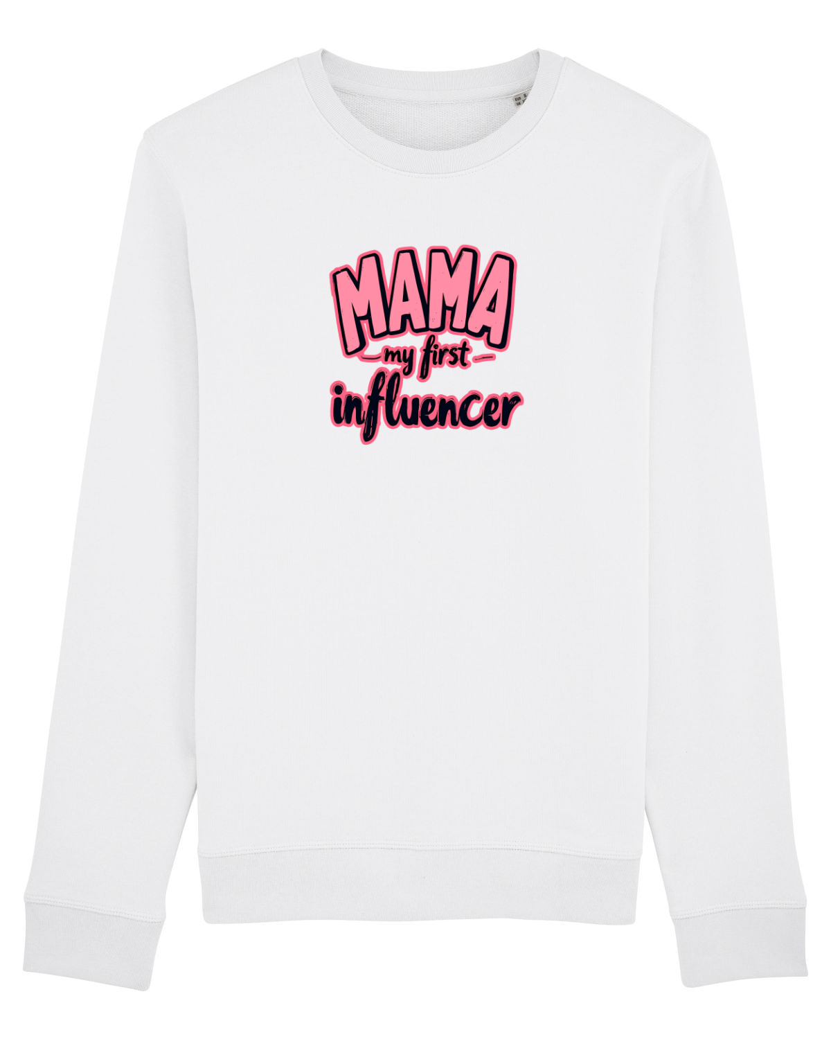 Bluză mânecă lungă Unisex Rise White