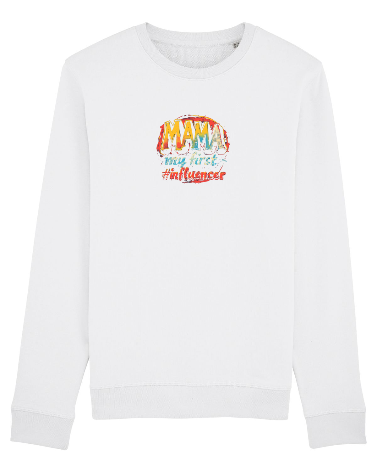 Bluză mânecă lungă Unisex Rise White