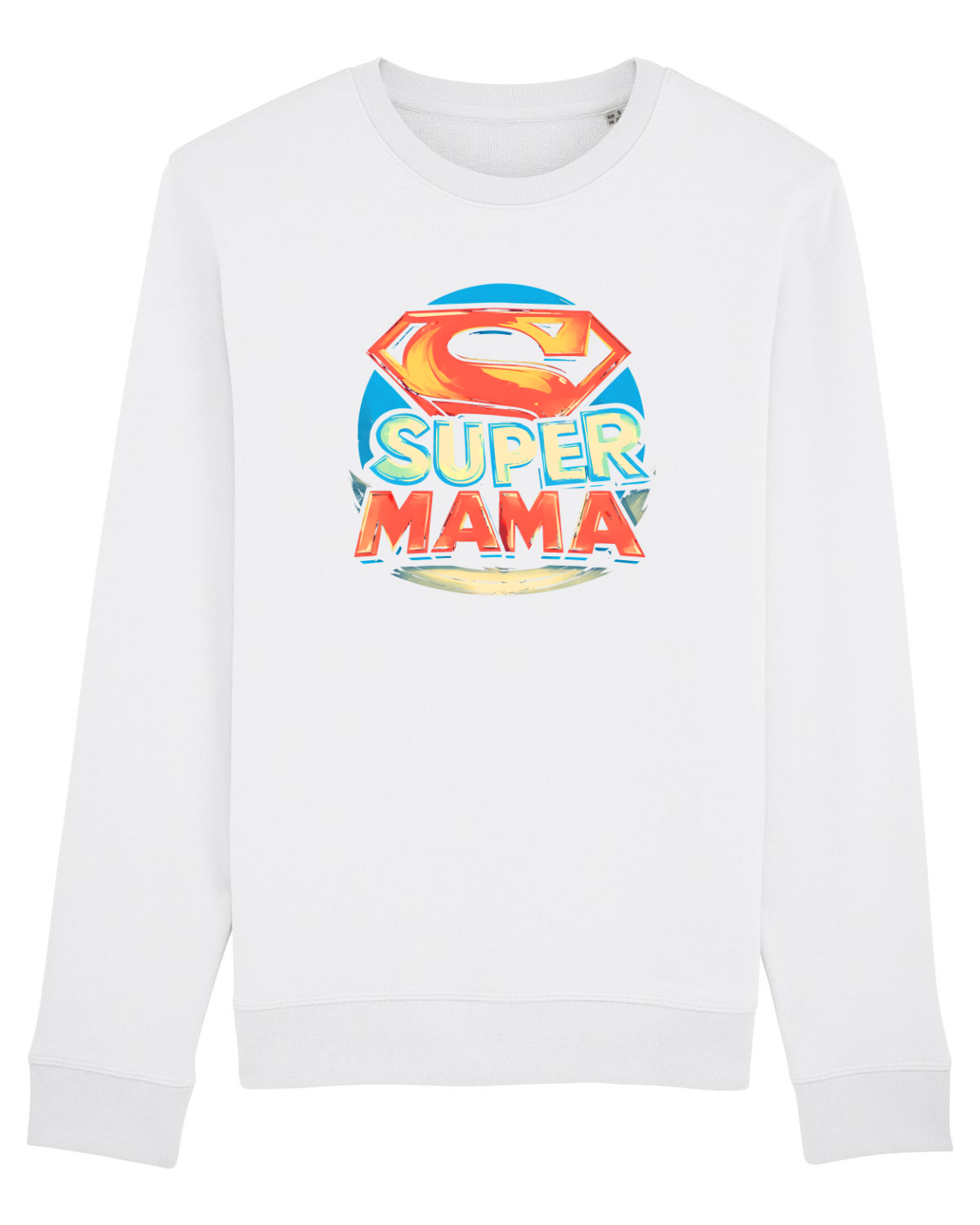 Bluză mânecă lungă Unisex Rise White