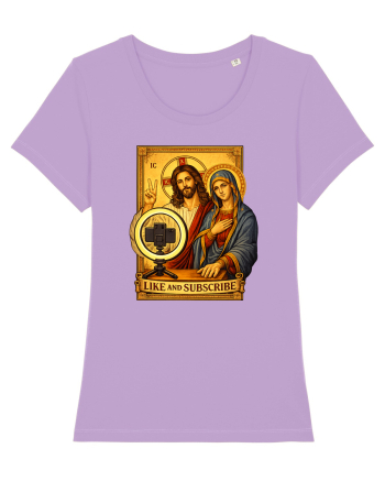 Funny Jesus Mary Influencer Lavender Dawn