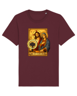 Funny Jesus Mary Influencer Tricou mânecă scurtă Unisex Rocker