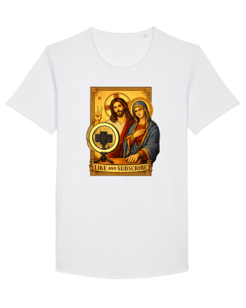 Funny Jesus Mary Influencer White