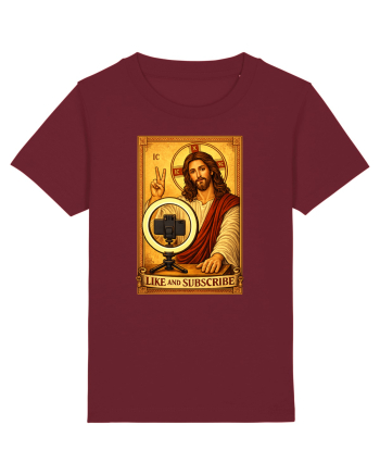 Jesus Influencer Burgundy