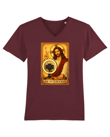 Jesus Influencer Burgundy