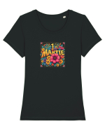 1 MARTIE - PRIMAVARA - FLORI Tricou mânecă scurtă guler larg fitted Damă Expresser