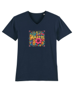 1 MARTIE - PRIMAVARA - FLORI Tricou mânecă scurtă guler V Bărbat Presenter