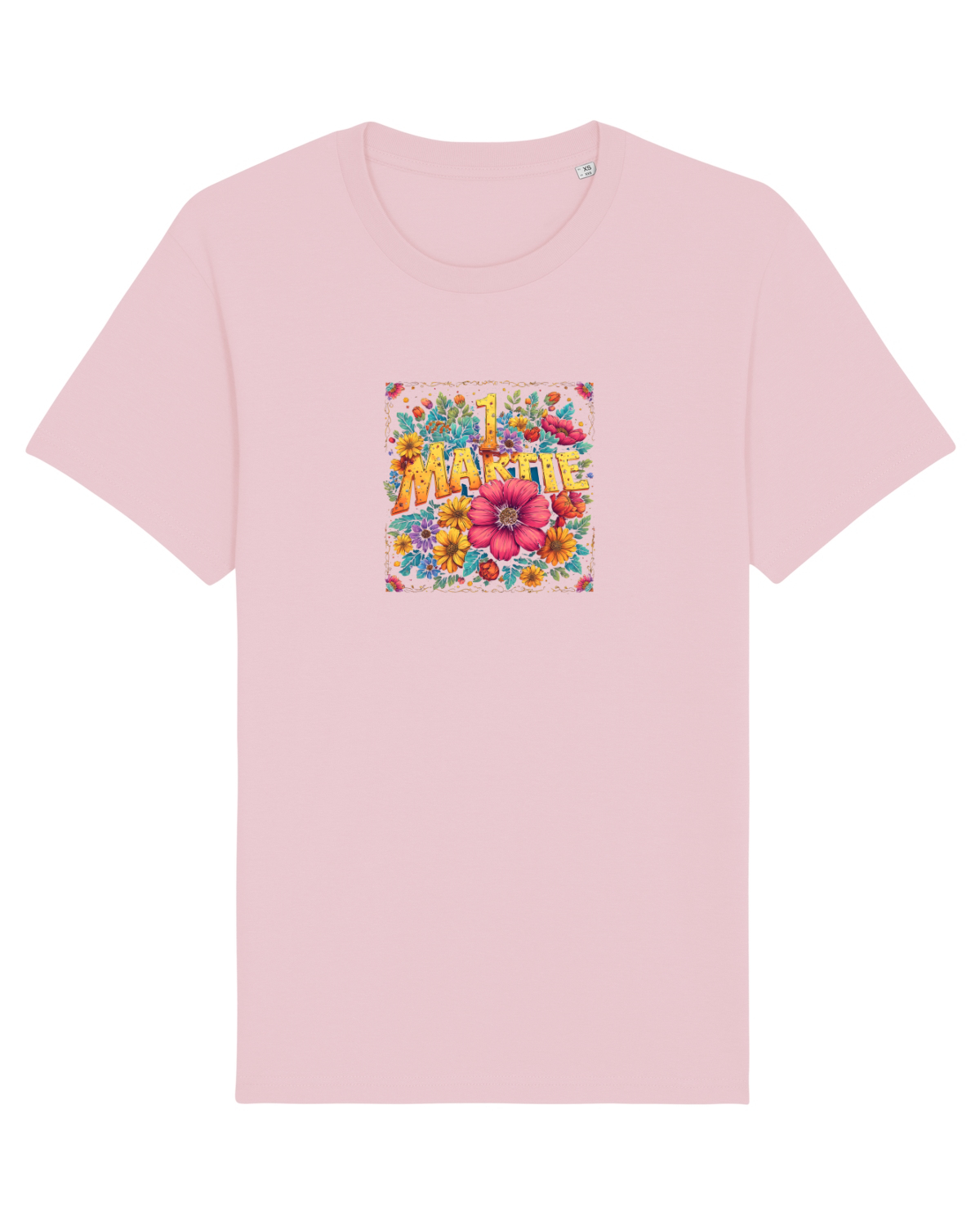 Tricou mânecă scurtă Unisex Rocker Cotton Pink