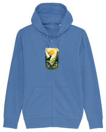 CERB CARPATIN - PRIMAVARA - MUNTI - BRAZI -SOARE 2 Bright Blue