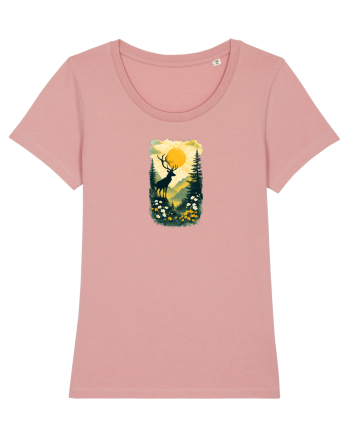 CERB CARPATIN - PRIMAVARA - MUNTI - BRAZI -SOARE 2 Canyon Pink
