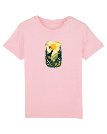 CERB CARPATIN - PRIMAVARA - MUNTI - BRAZI -SOARE 2 Cotton Pink